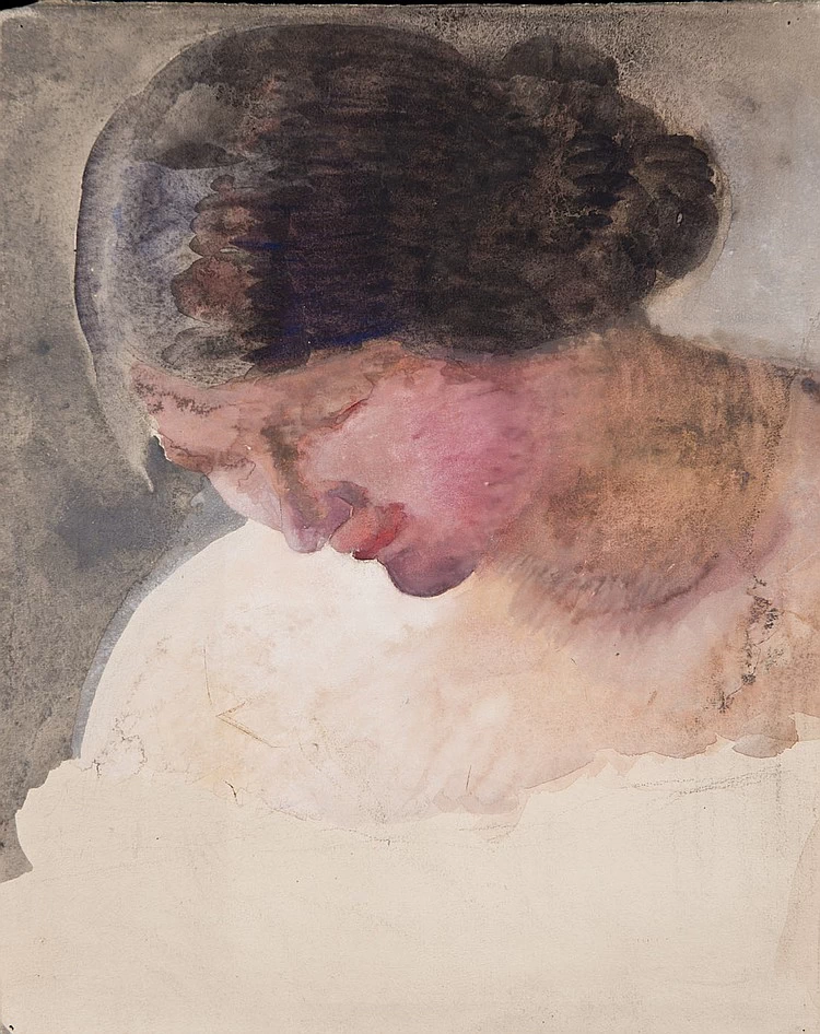 Studio del volto femminile 1